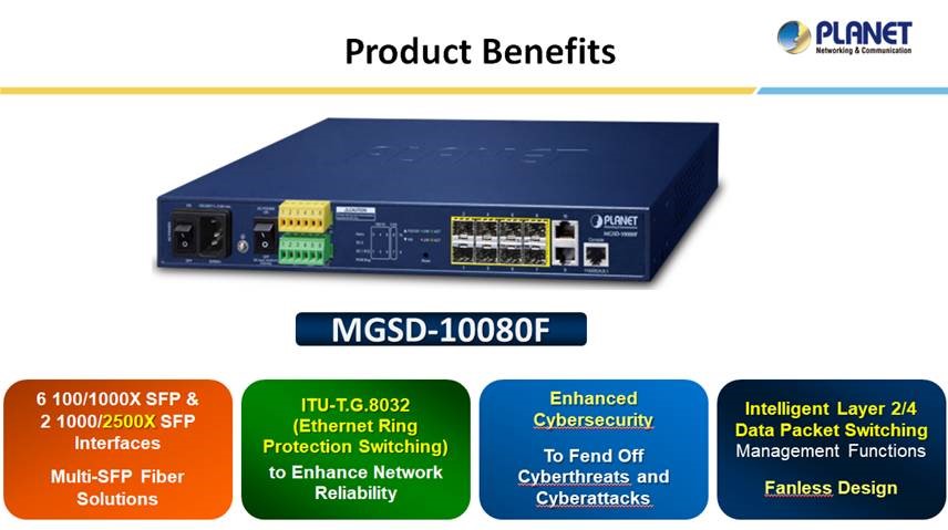 PLANET Product News:  MGSD-10080F