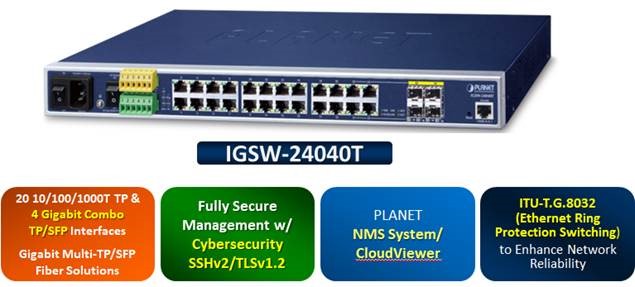 PLANET Product News:IGSW-24040T